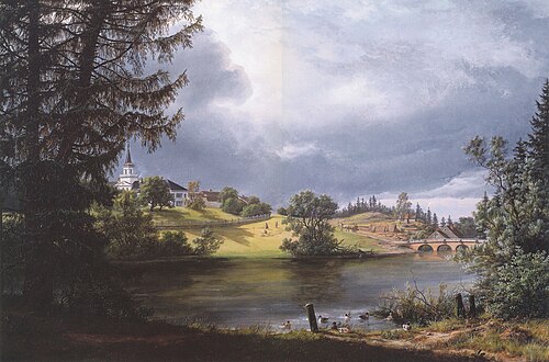 Frogner Manor, 1842, Johan Christian Dahl