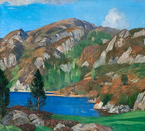 Loch A Ghille Ghobaich, Morar, 1917, William York Macgregor