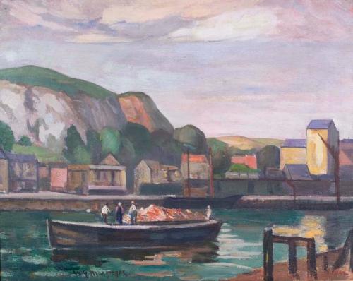 A Quayside, Boulogne, , William York Macgregor
