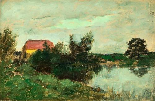 A Lake Scene, 1911, William York Macgregor