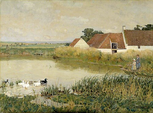 The Mill Pond, 1882, William York Macgregor