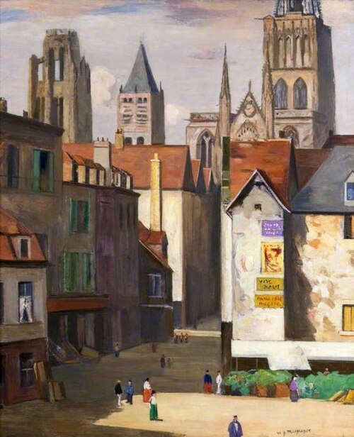 A Street in Rouen, , William York Macgregor