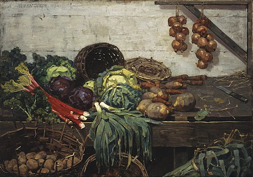 The Vegetable Stall, 1884, William York Macgregor