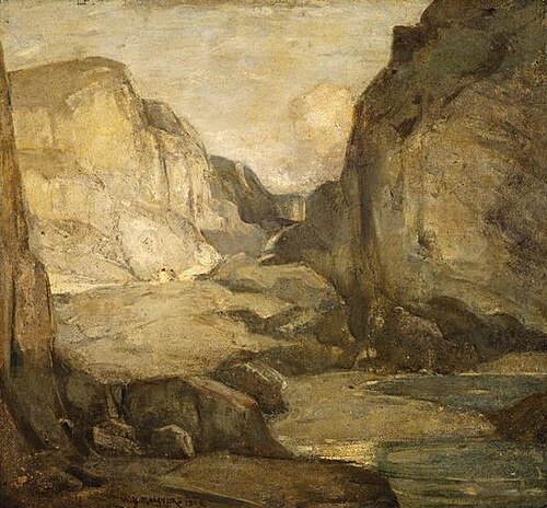 A Rocky Solitude, 1896, William York Macgregor