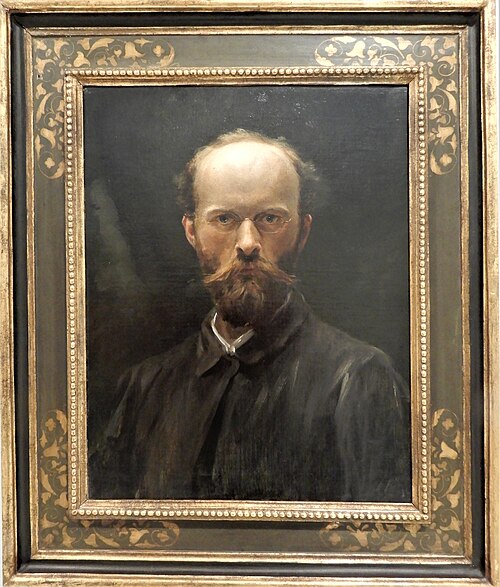 Self-Portrait, 1890, Maxmilián Pirner