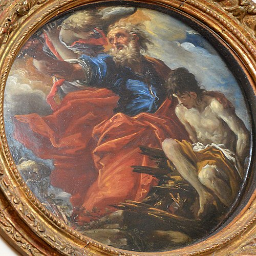 Abraham s'apprêtant à sacrifier Isaac, 1685, Giovanni Antonio Burrini