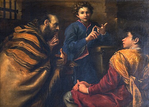 Joseph expliquant les songes, 1681, Giovanni Antonio Burrini