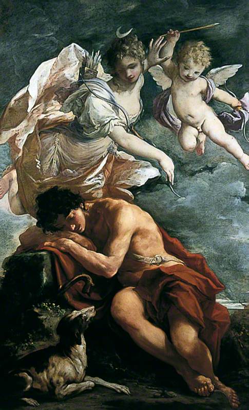 Diane et Endymion, 1680, Giovanni Antonio Burrini