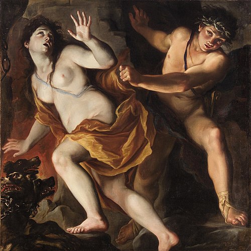 Orpheus  and  Eurydike, 1700, Giovanni Antonio Burrini