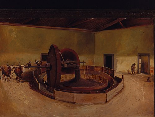 Carretão para beneficiar café - Campinas, 1850, 1920, Alfredo Norfini