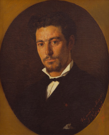 Porträt des Lucio Correa Morales, 1878, Augusto Ballerini