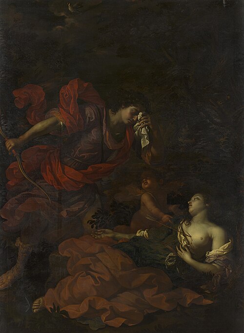 Cephalus and the Dying Procris, 1676, Benedetto Gennari le Jeune