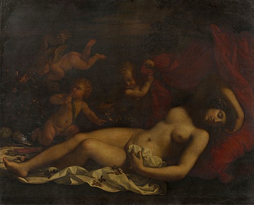 Sleeping Venus with Cupids, 1680, Benedetto Gennari le Jeune