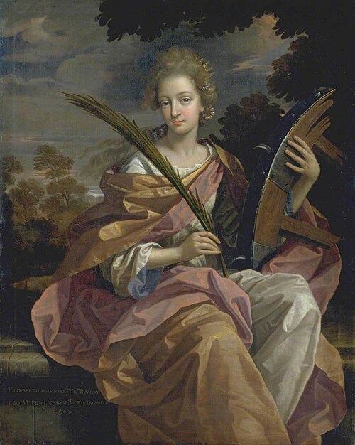 Elizabeth Panton, Later Lady Arundell of Wardour, as Saint Catherine, 1689, Benedetto Gennari le Jeune