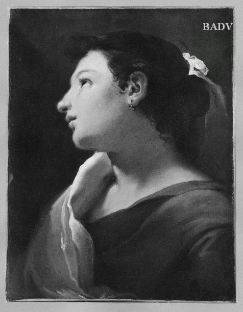 Étude de tête de femme, 1753, Ubaldo Gandolfi