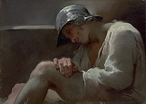 Sleeping Legionary, 1765, Ubaldo Gandolfi