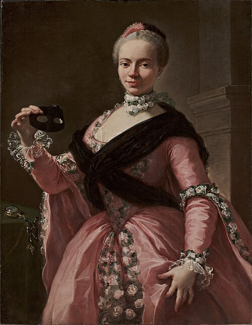 Portrait of Anna de Banzi Carrati, 1760, Ubaldo Gandolfi