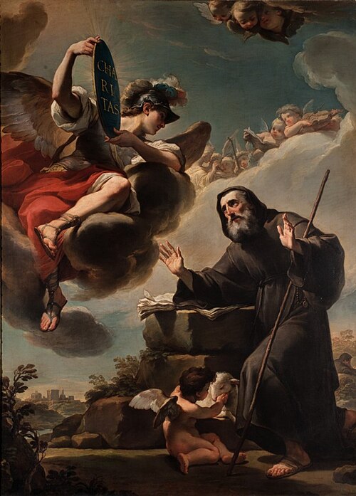 Vision of St Francis of Paola, 1778, Ubaldo Gandolfi