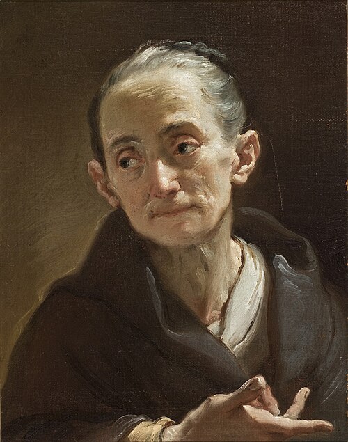 Head of an Old Woman, 1778, Ubaldo Gandolfi