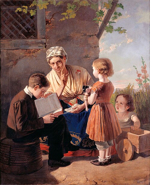 A avó, 1856, António José Patrício