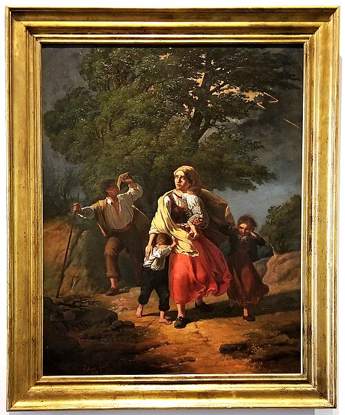 A tempestade, 1858, António José Patrício