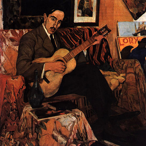 O meu violão, que não tem cordas, só serve para isto (Retrato do Dr. Pimentel), 1918, Armando Basto