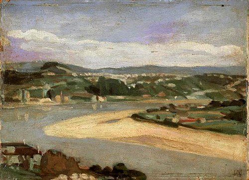 O Douro no Areinho, 1917, Armando Basto