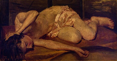 Child lying down, 1906, Arthur Timótheo da Costa