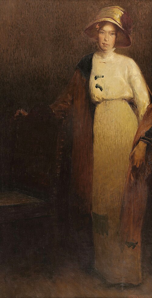 Portrait of Silvia Meyer, 1912, Arthur Timótheo da Costa