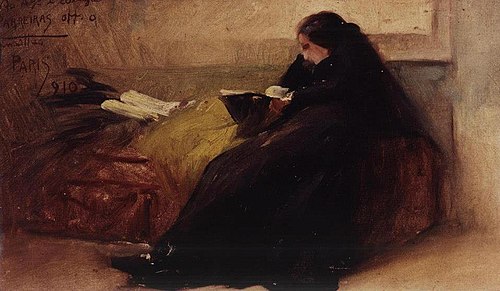 At Lucílio's atelier, 1910, Arthur Timótheo da Costa