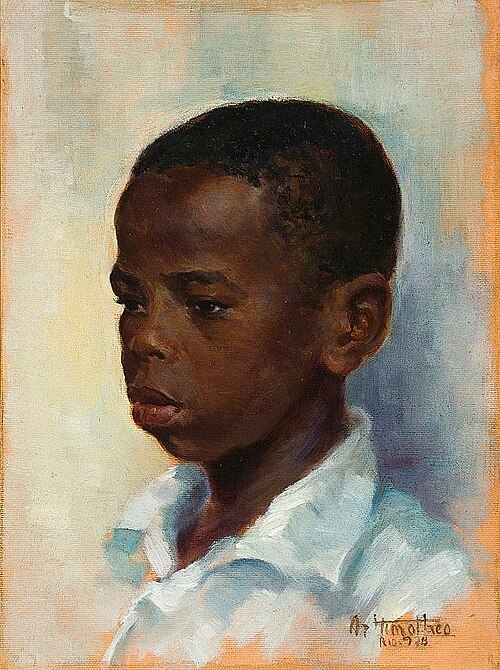 Portrait of a boy, 1918, Arthur Timótheo da Costa