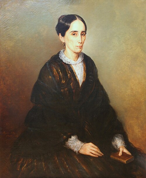 Portrait of Antonia Alves de Carvalho, 1855, Augusto Müller
