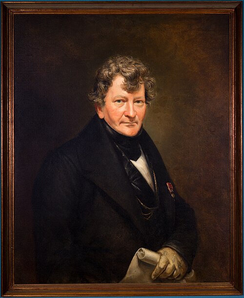 Retrato de Grandjean de Montigny, 1843, Augusto Müller
