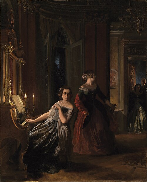 Disturbance, 1846, Adolph von Menzel
