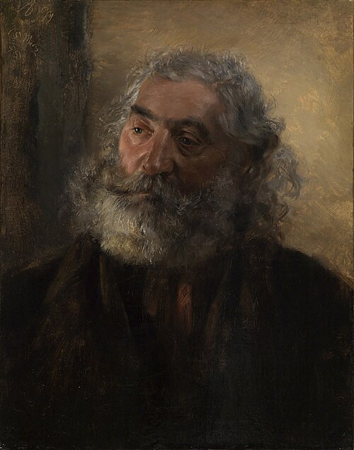 Study of a man's head, 1855, Adolph von Menzel