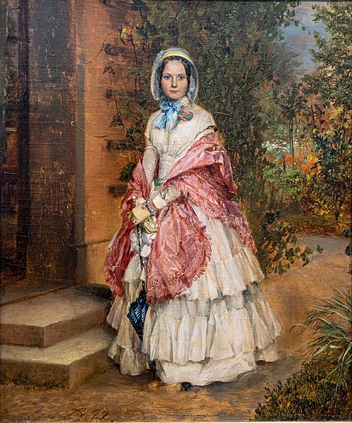 Clara Ilgner, 1848, Adolph von Menzel
