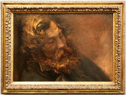 uomo addormentato, , Adolph von Menzel