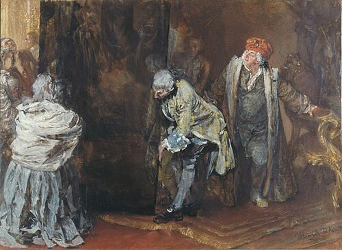 Place for the great Raphael, 1857, Adolph von Menzel