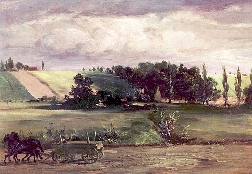 Gewitter am Tempelhofer Berg, 1846, Adolph von Menzel