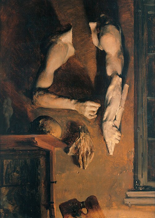 Studio Wall, 1852, Adolph von Menzel
