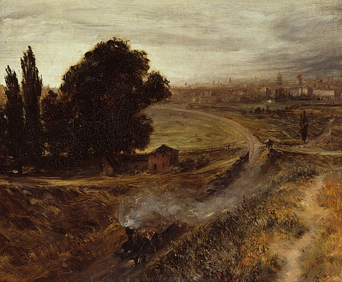 The Berlin-Potsdam Railway, 1847, Adolph von Menzel
