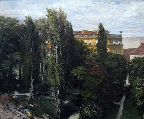 The Palace Garden of Prince Albert, 1861, Adolph von Menzel