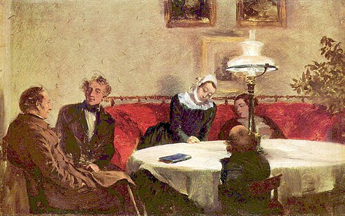 Abendgesellschaft, 1847, Adolph von Menzel