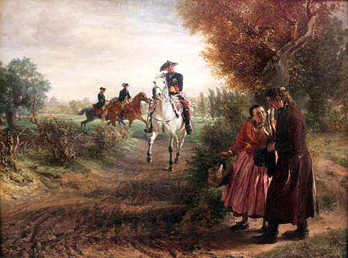 The Petition, 1849, Adolph von Menzel