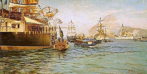 The visit of General Roca, 1890, Beniamino Parlagreco