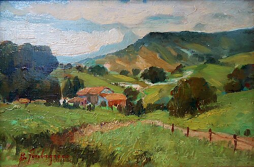 Landscape of Rio de Janeiro State, 1900, Beniamino Parlagreco