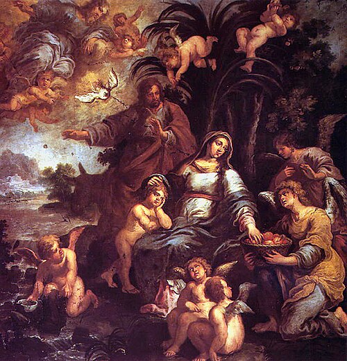 Repouso no Regresso do Egipto, 1695, Bento Coelho da Silveira