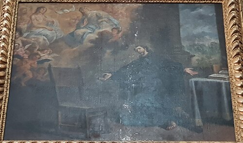 Santo Agostinho em êxtase diante da Santíssima Trindade, 1706, Bento Coelho da Silveira