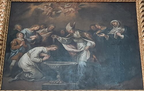 Baptismo de Santo Agostinho, 1706, Bento Coelho da Silveira