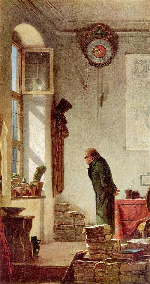 The Cactus Lover, 1850, Carl Spitzweg